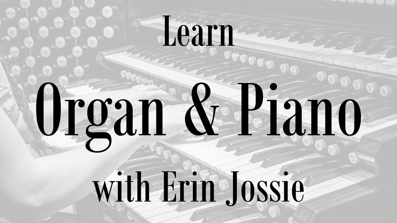 Organ and Piano Lessons with Erin Jossie logo